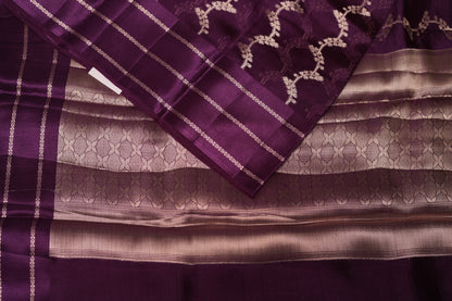 RAW MANGO SAREE - DEEP PURPLE