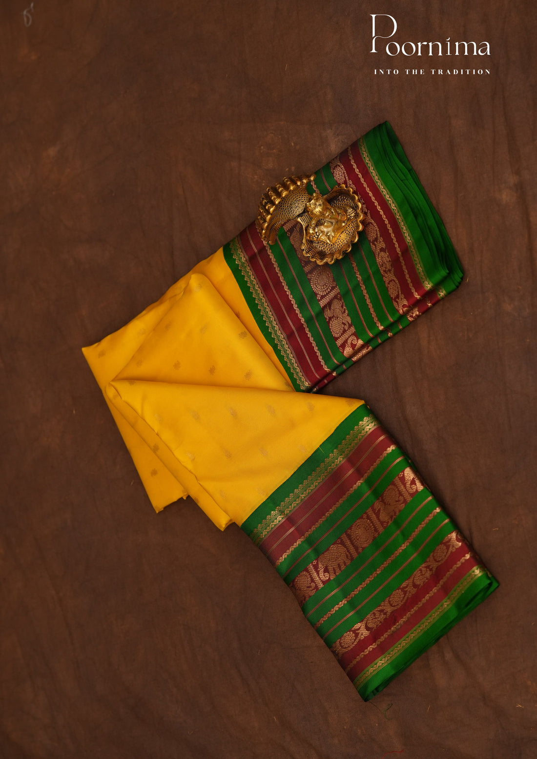 PURE VINTAGE KANCHI PATTU SAREE - KADHAMBARI SILKS