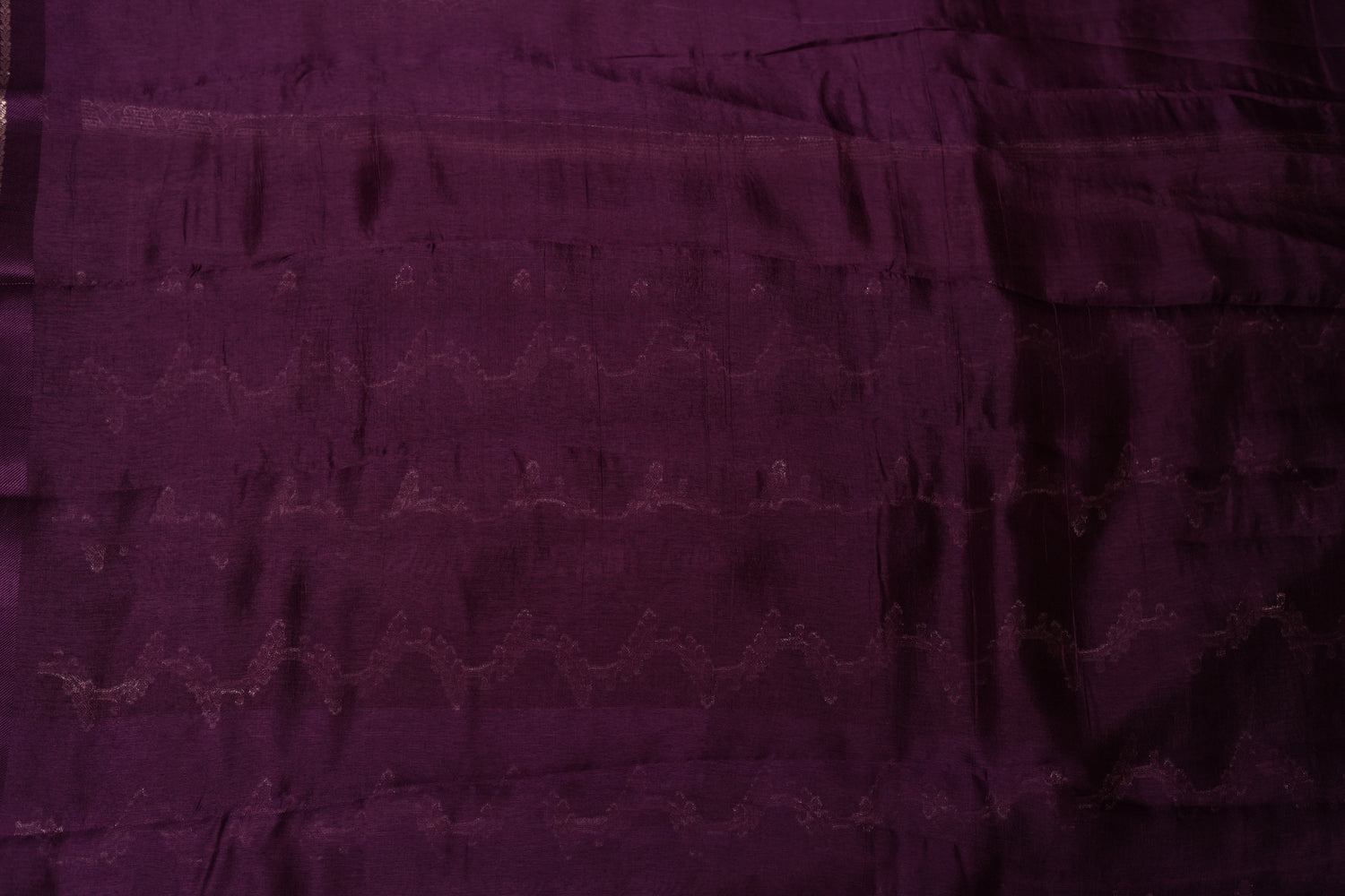 RAW MANGO SAREE - DEEP PURPLE