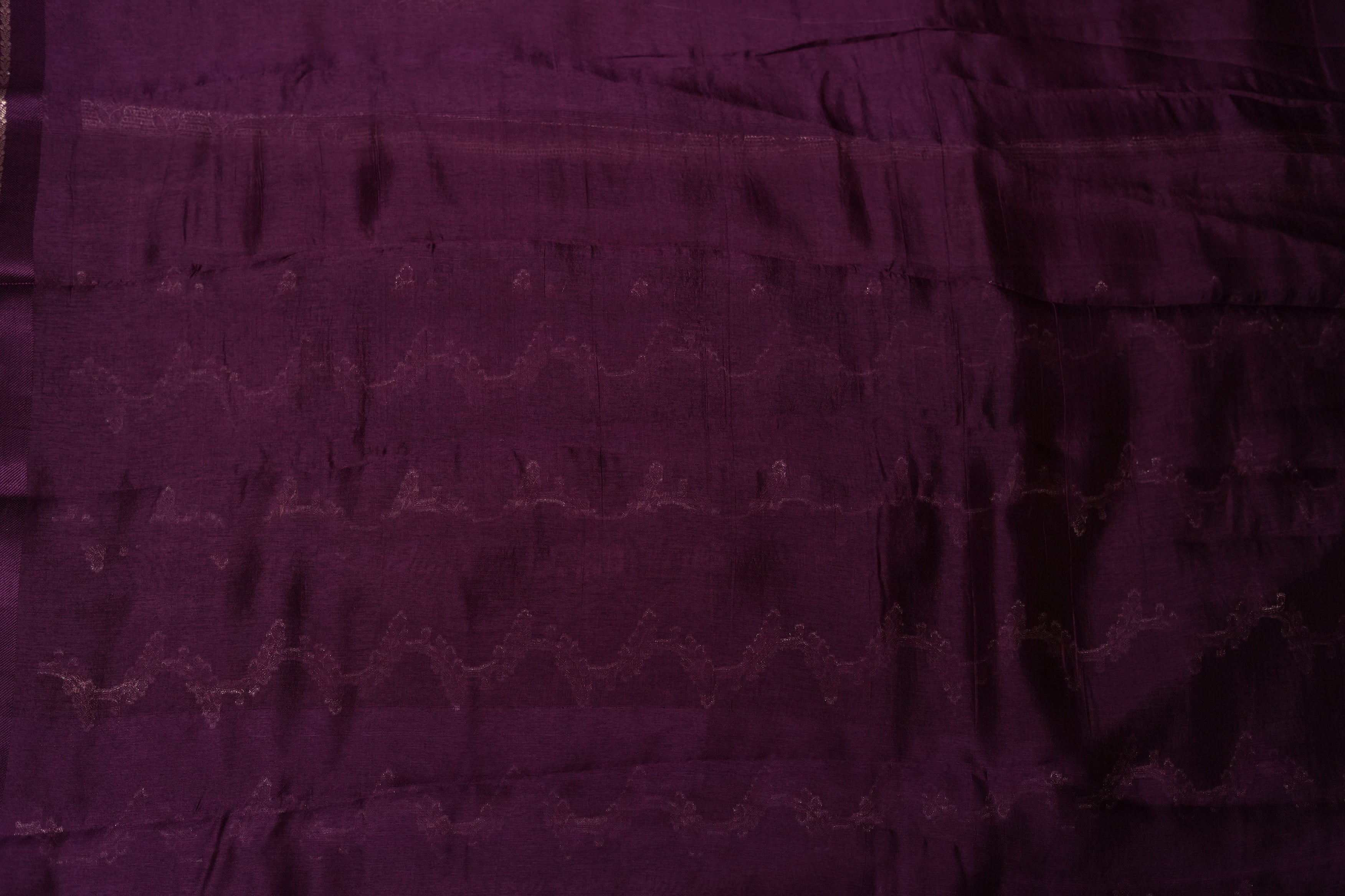 RAW MANGO SAREE - DEEP PURPLE