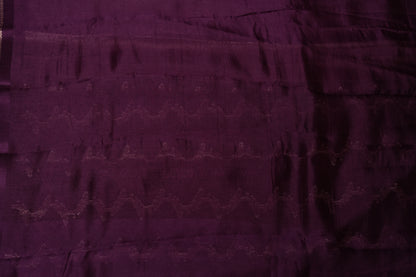 RAW MANGO SAREE - DEEP PURPLE