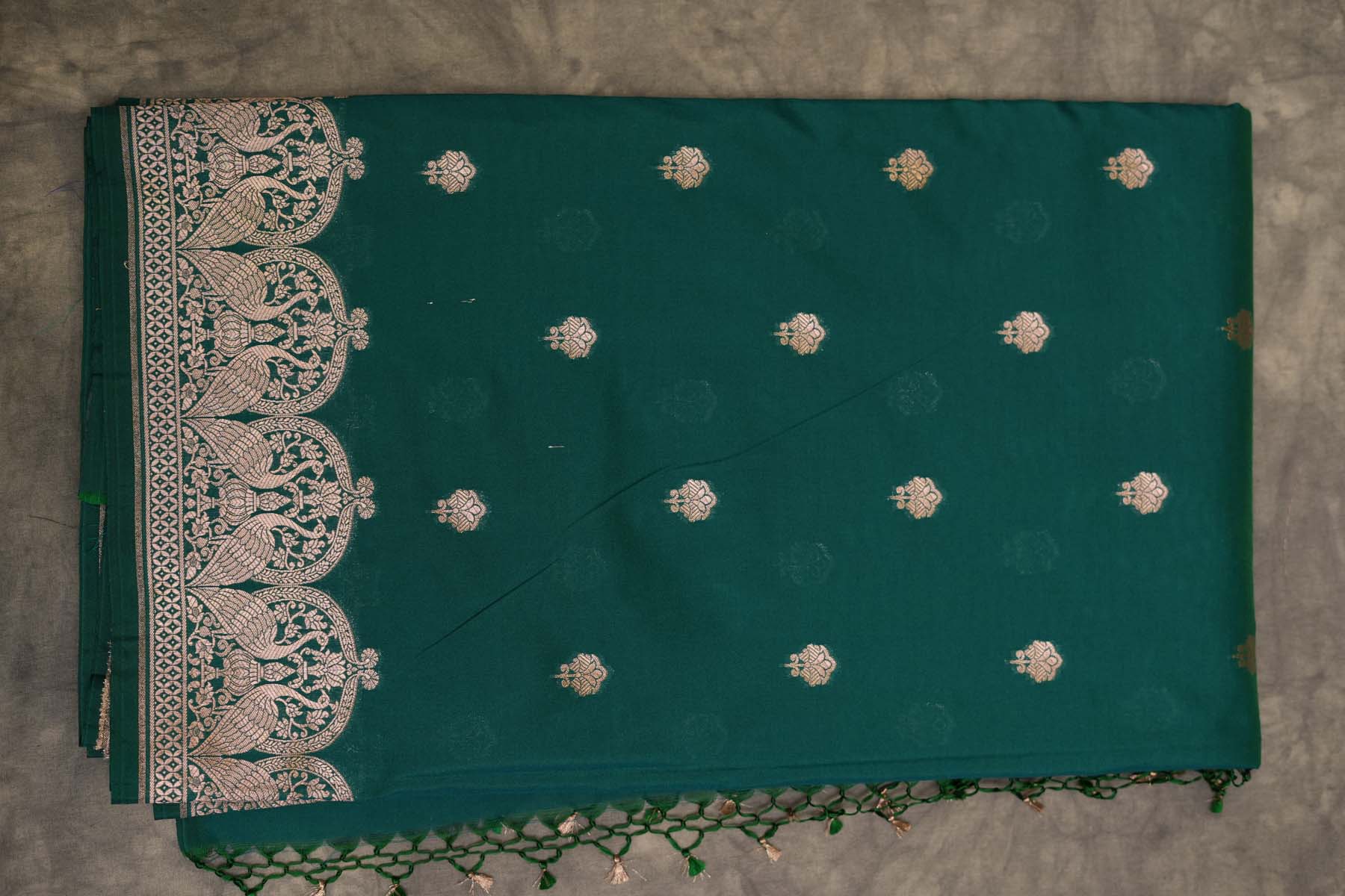 BENARASI SILK SAREE-  GREEN