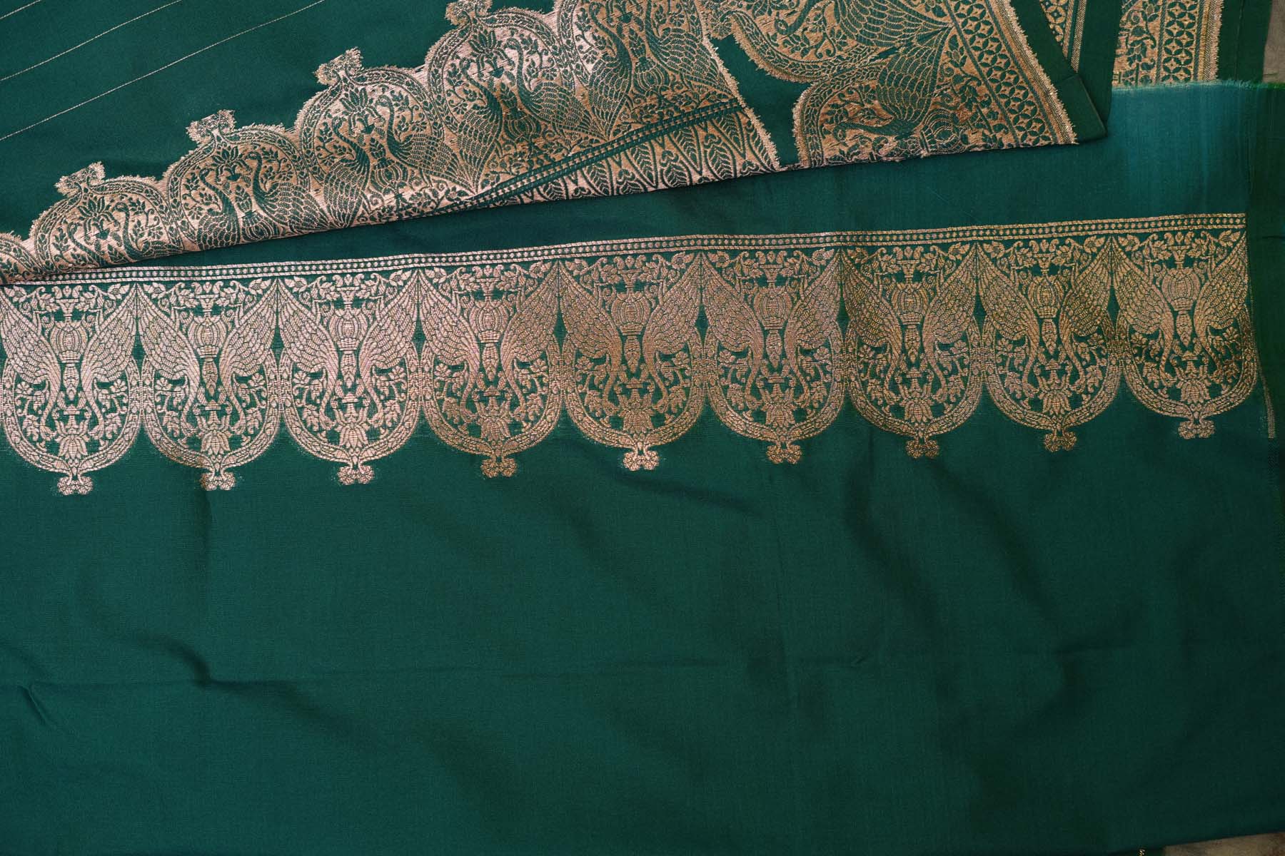 BENARASI SILK SAREE-  GREEN