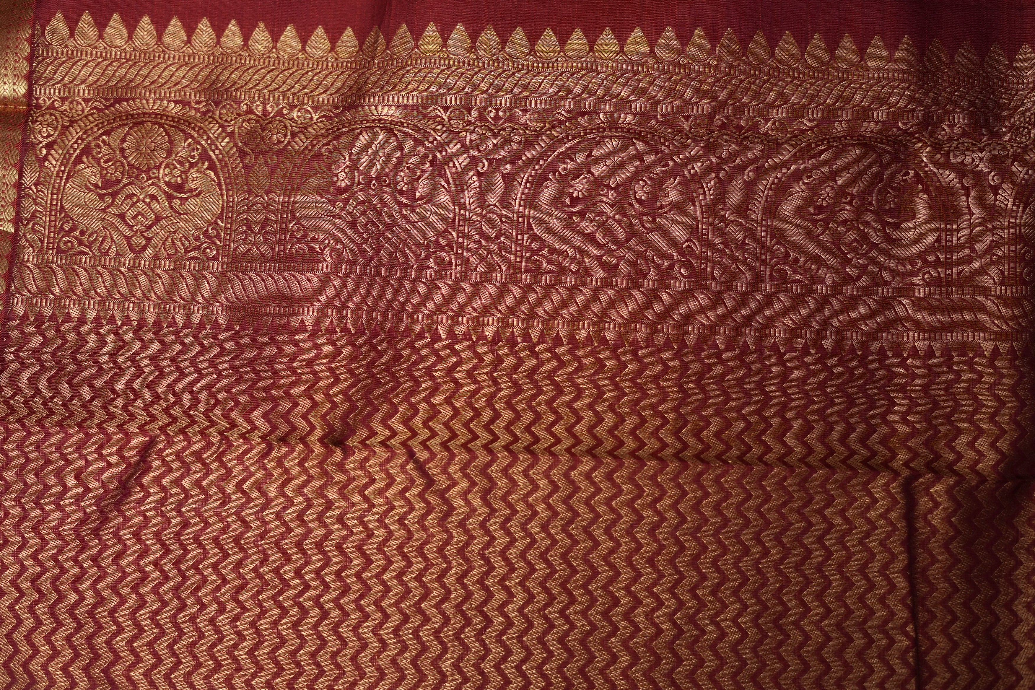 VINTAGE KANJEEVARAM - MAROON