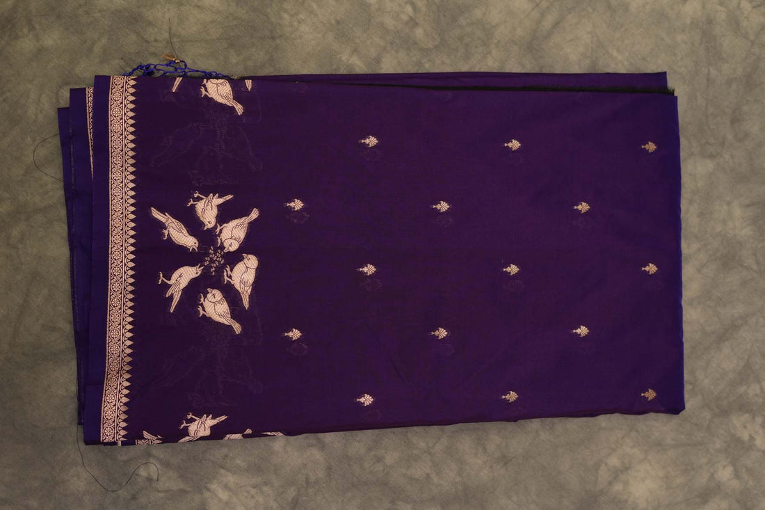 BENARASI SILK SAREE- PURPLE