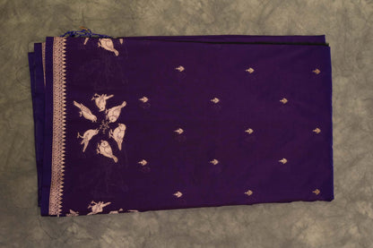 BENARASI SILK SAREE- PURPLE