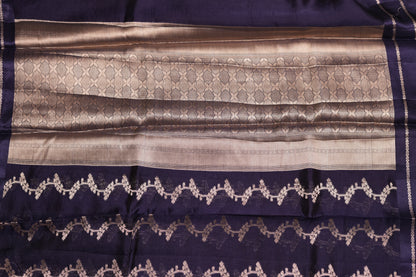 RAW MANGO SAREE- NAVY BLUE