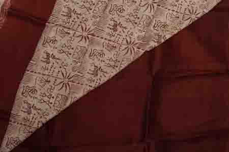 PURE TUSSAR SAREES- BROWN