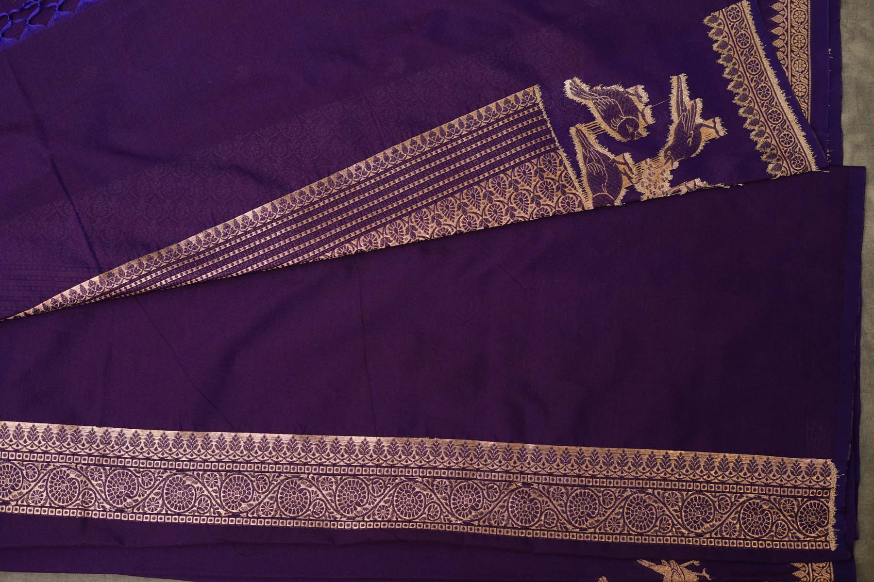 BENARASI SILK SAREE- PURPLE