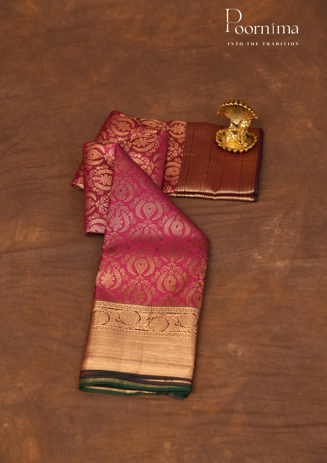 PURE VINTAGE KANCHI PATTU SAREE - KADHAMBARI SILKS