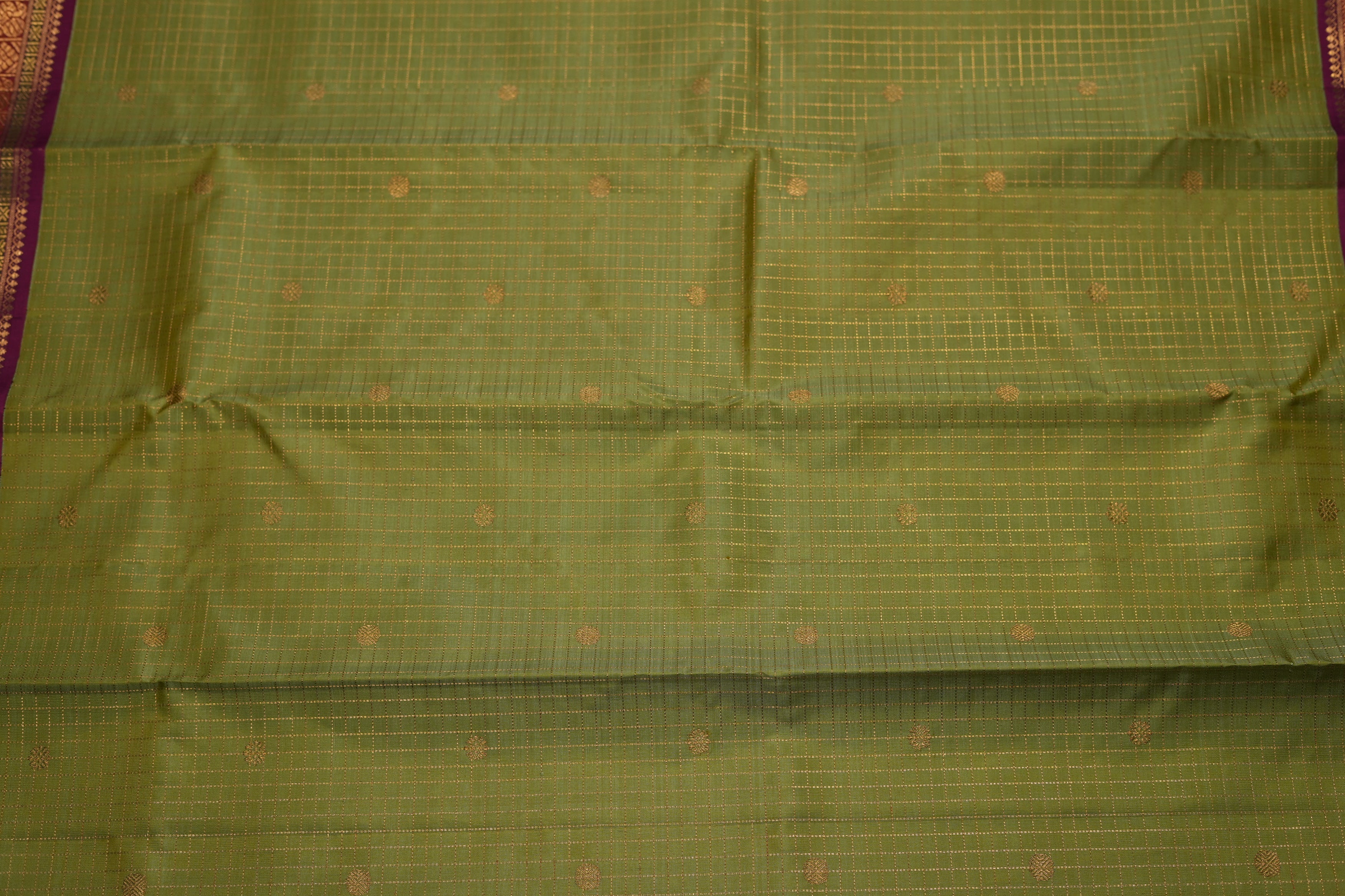 VINTAGE KANJEEVARAM - PISTA GREEN