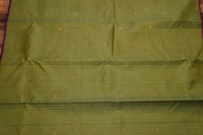 VINTAGE KANJEEVARAM - PISTA GREEN