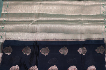 RAW MANGO SAREE- AZURE BLUE