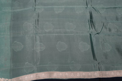 RAW MANGO SAREE- AZURE BLUE