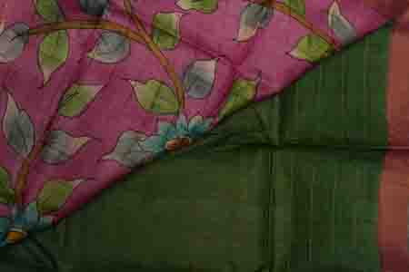 PURE TUSSAR SAREES-PESARA GREEN