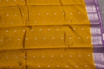 RAW MANGO SAREE- LEMON YELLOW