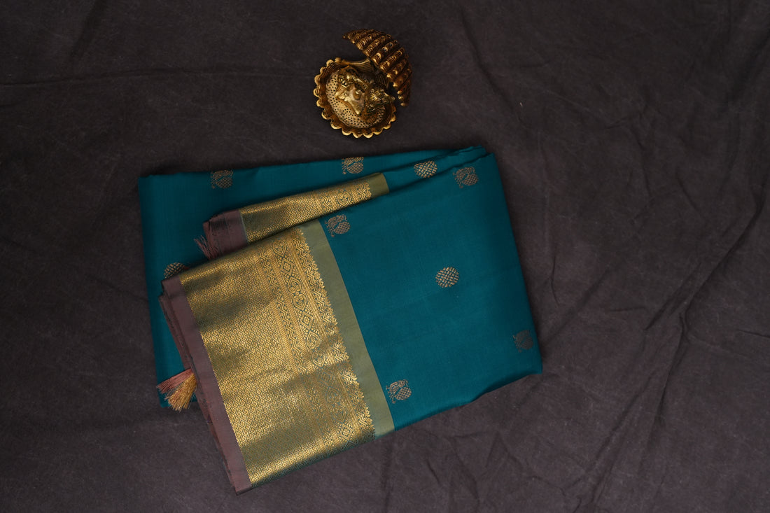 VINTAGE KANJEEVARAM - RAMA GREEN