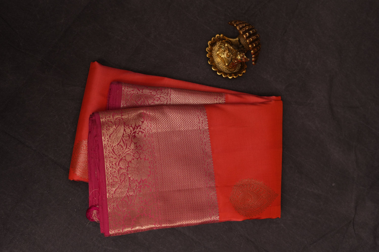 VINTAGE KANJEEVARAM - ORANGE