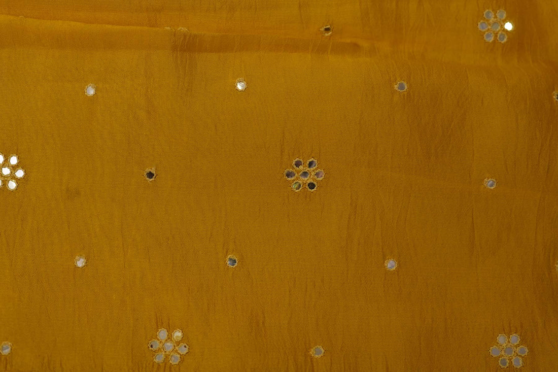 KANCHI KORA SAREE- YELLOW