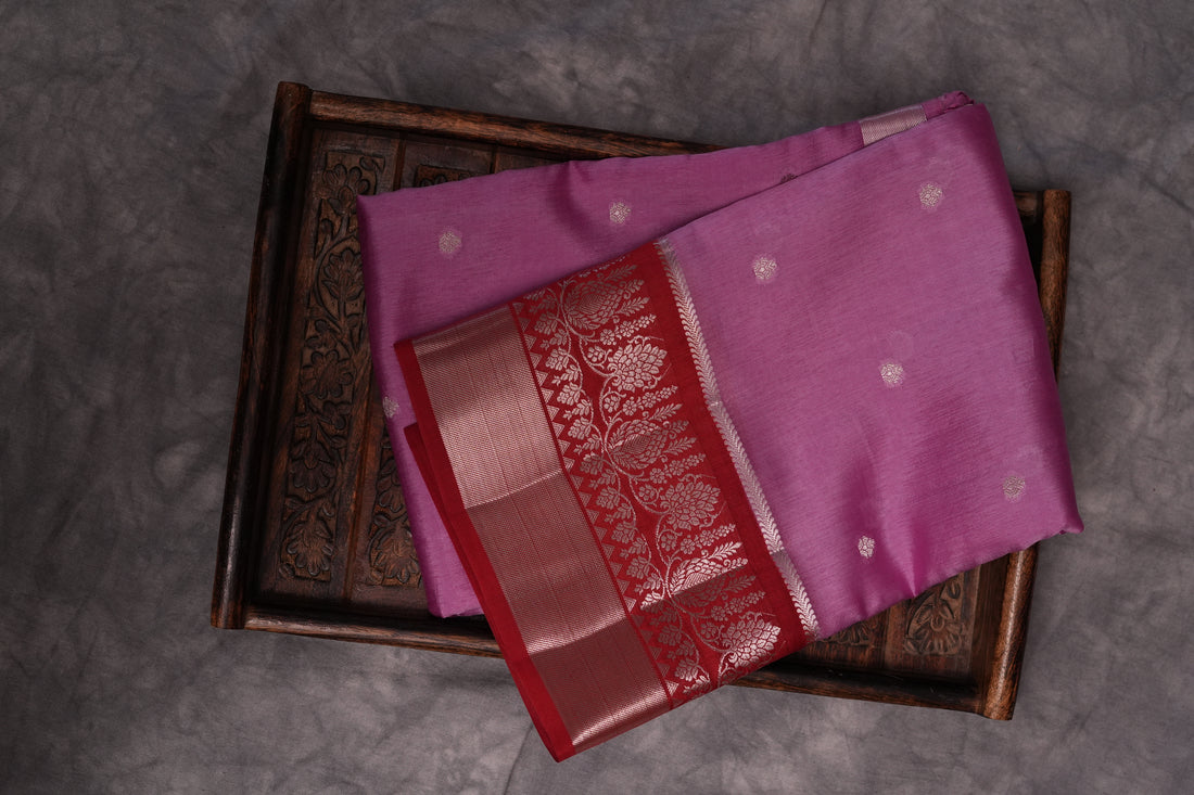 RAW MANGO SAREE- LIGHT PINK