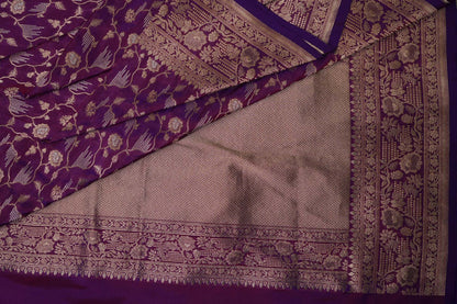 BENARASI SILK SAREE- PURPLE