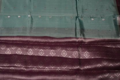 RAW MANGO SAREE- SEA GREEN