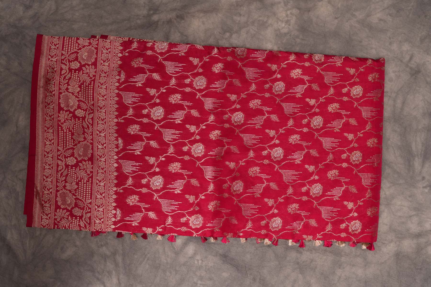 BENARASI SILK SAREE- PINK