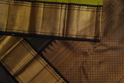 VINTAGE KANJEEVARAM - PARROT GREEN