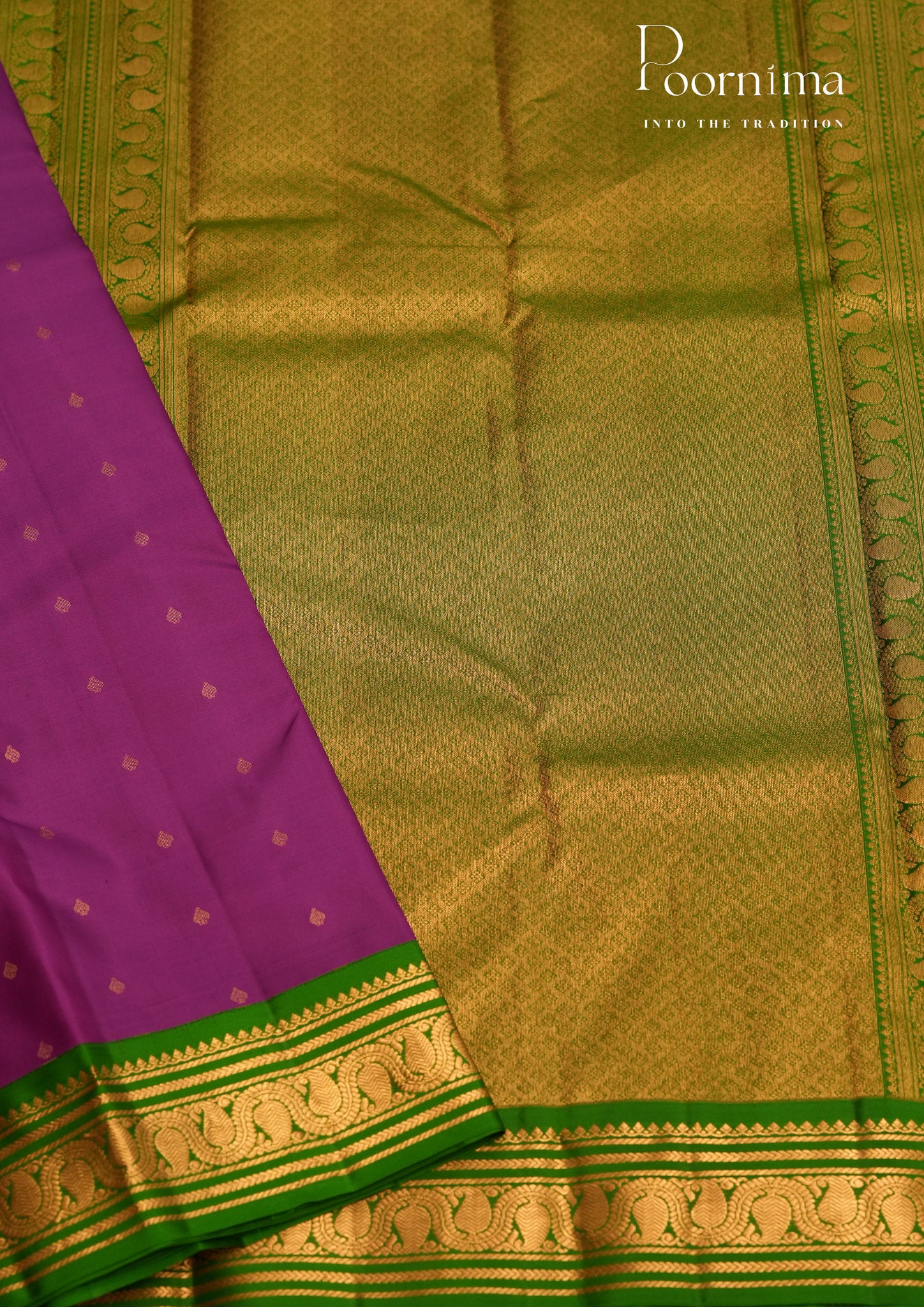 PURE VINATGE KANCHI PATTU SAREE - KADHAMBARI SILKS