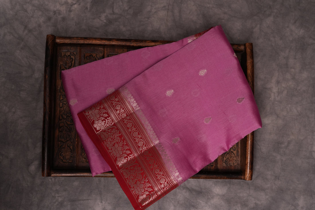 RAW MANGO SAREE- LIGHT PINK