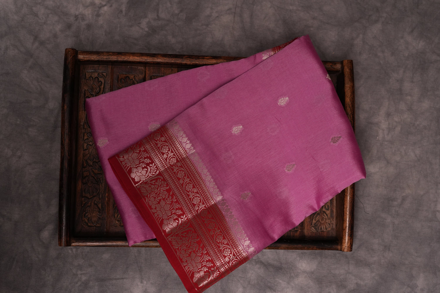 RAW MANGO SAREE- LIGHT PINK
