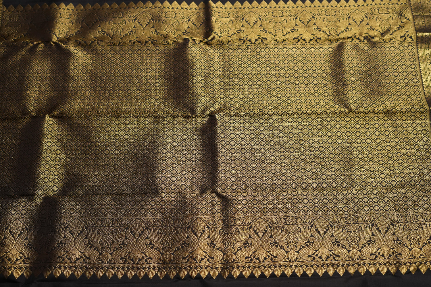 VINTAGE KANJEEVARAM - OLIVE GREEN