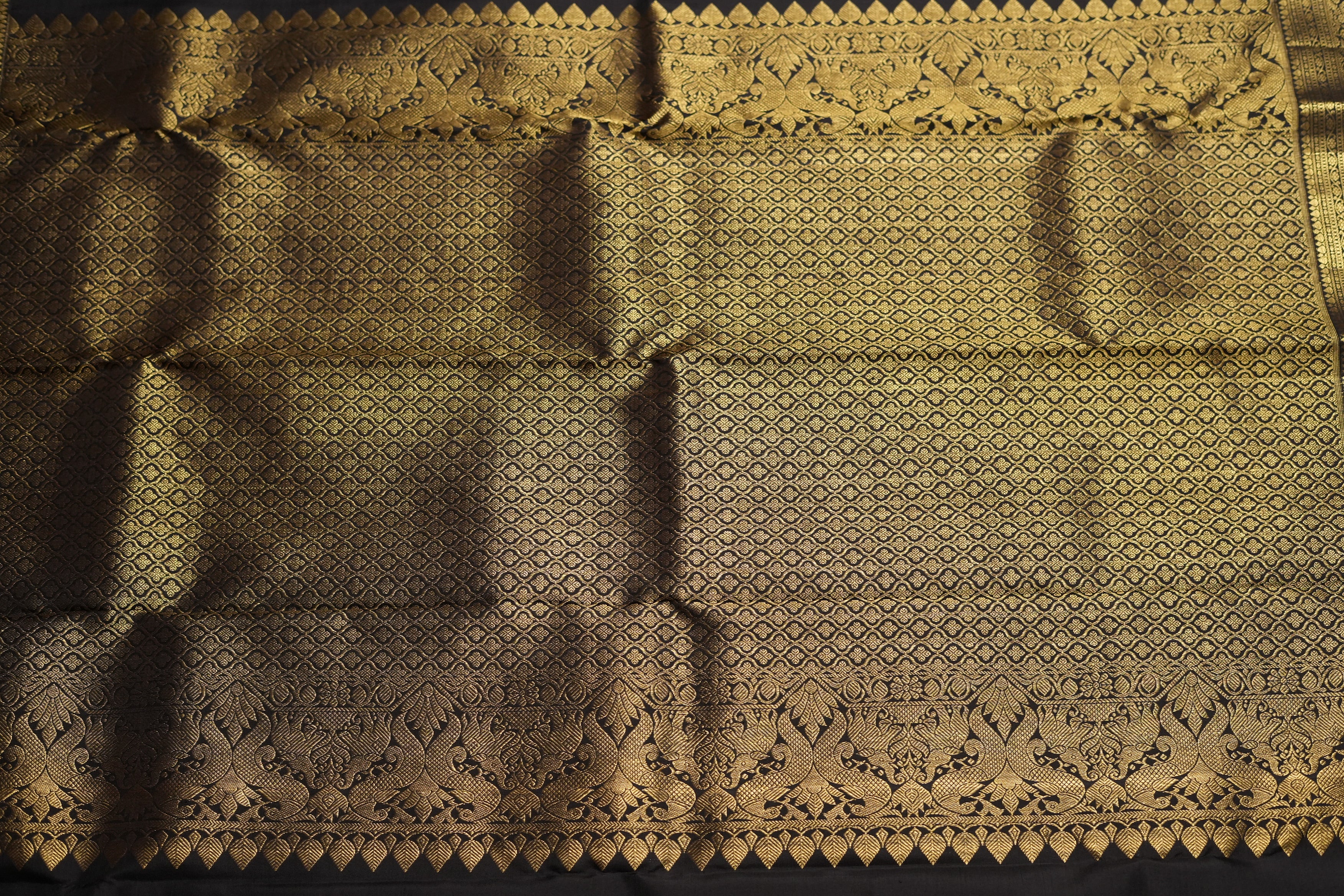 VINTAGE KANJEEVARAM - OLIVE GREEN