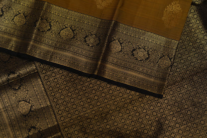 VINTAGE KANJEEVARAM - OLIVE GREEN