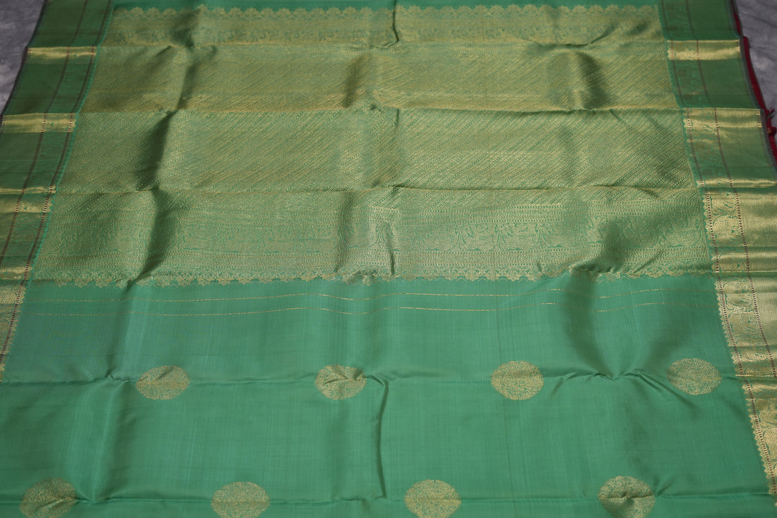 VINTAGE KANJEEVARAM - SEA GREEN