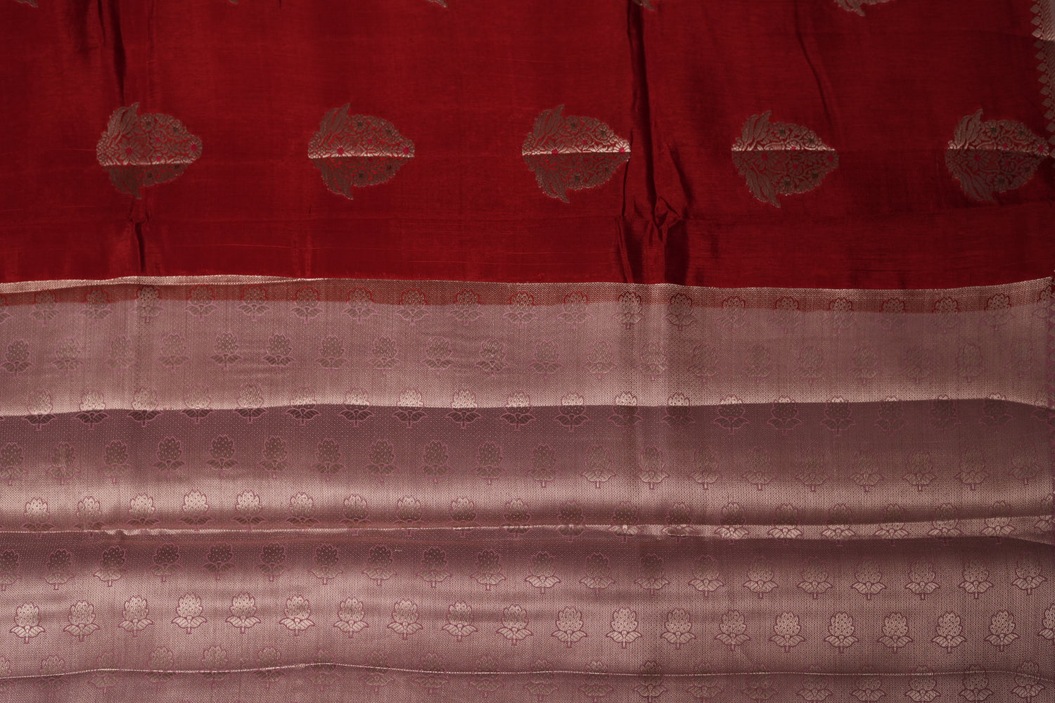 RAW MANGO SAREE-TOMATO RED