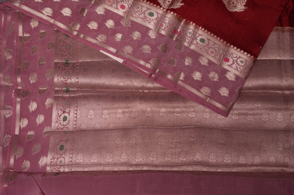 RAW MANGO SAREE-TOMATO RED