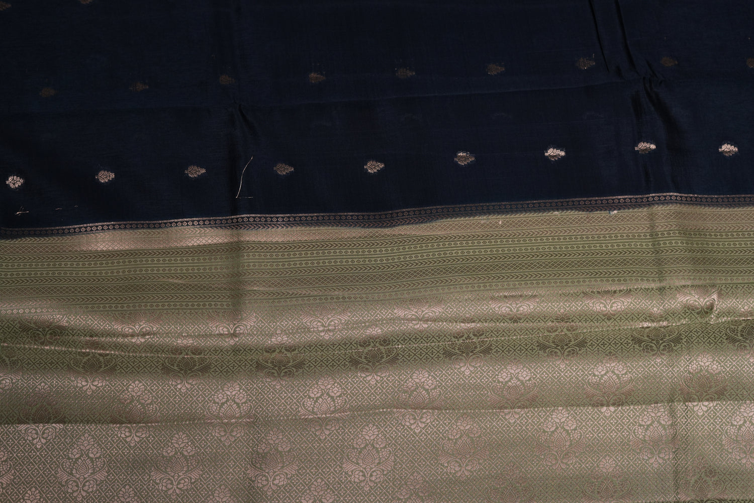 RAW MANGO SAREE- AZURE BLUE