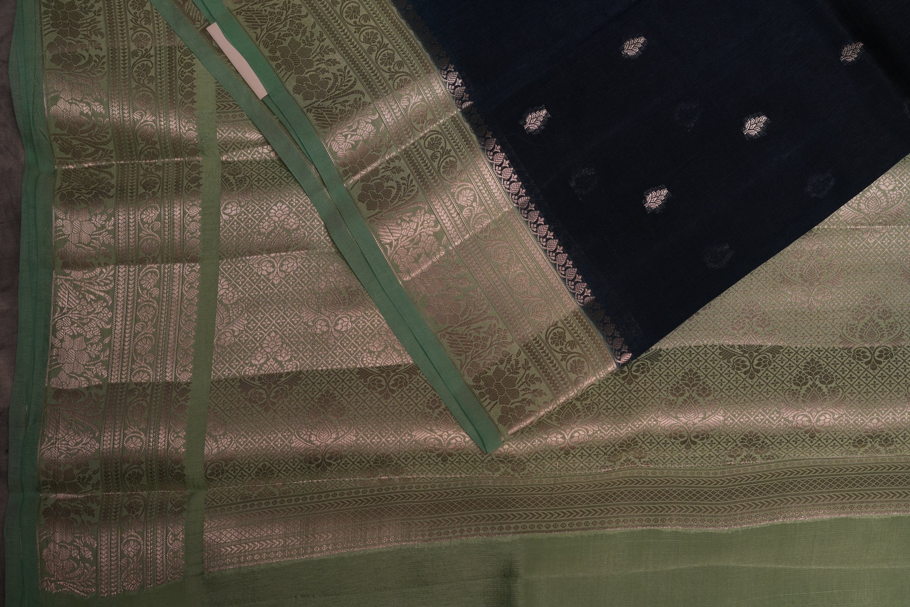 RAW MANGO SAREE- AZURE BLUE