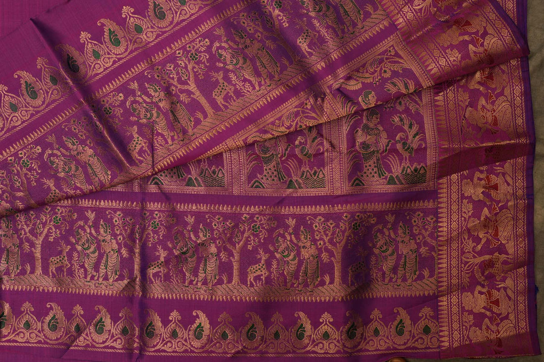 SALEM PATTU SAREE- MAGANTA PINK