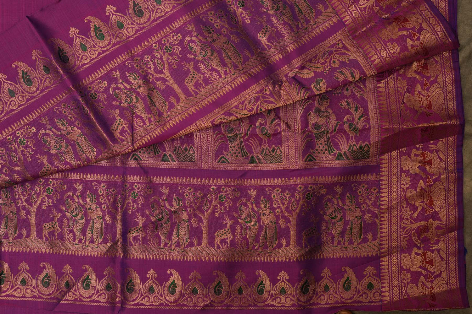 SALEM PATTU SAREE- MAGANTA PINK