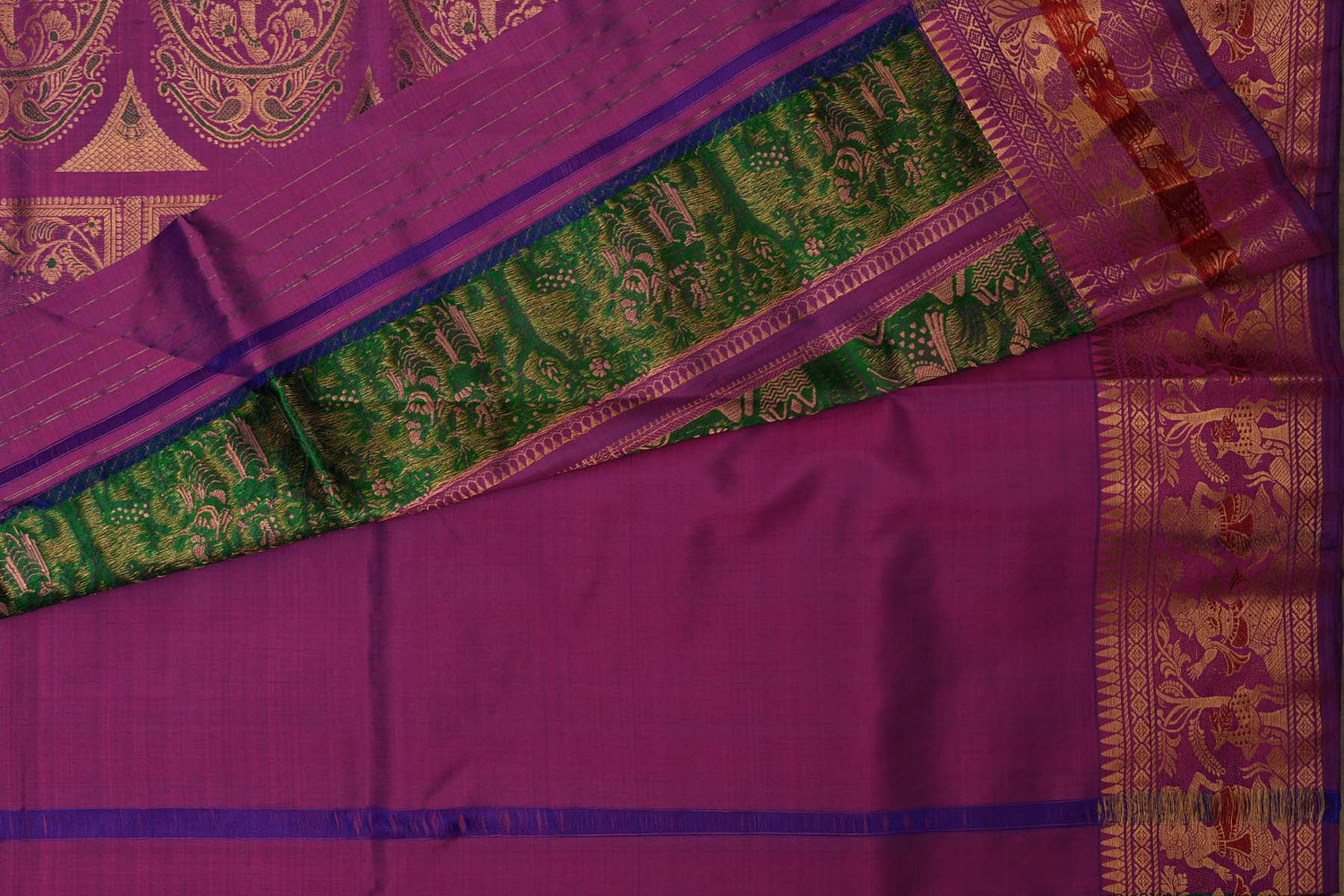SALEM PATTU SAREE- MAGANTA PINK