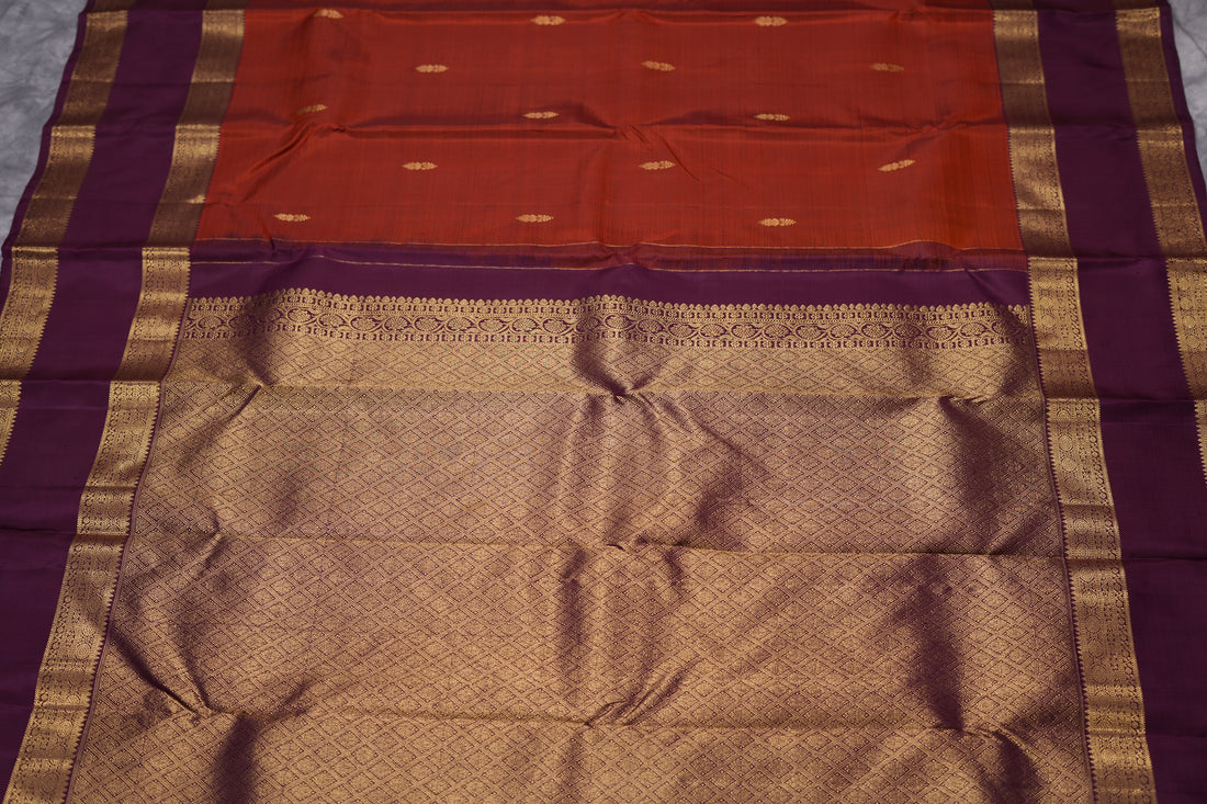 VINTAGE KANJEEVARAM - BROWN