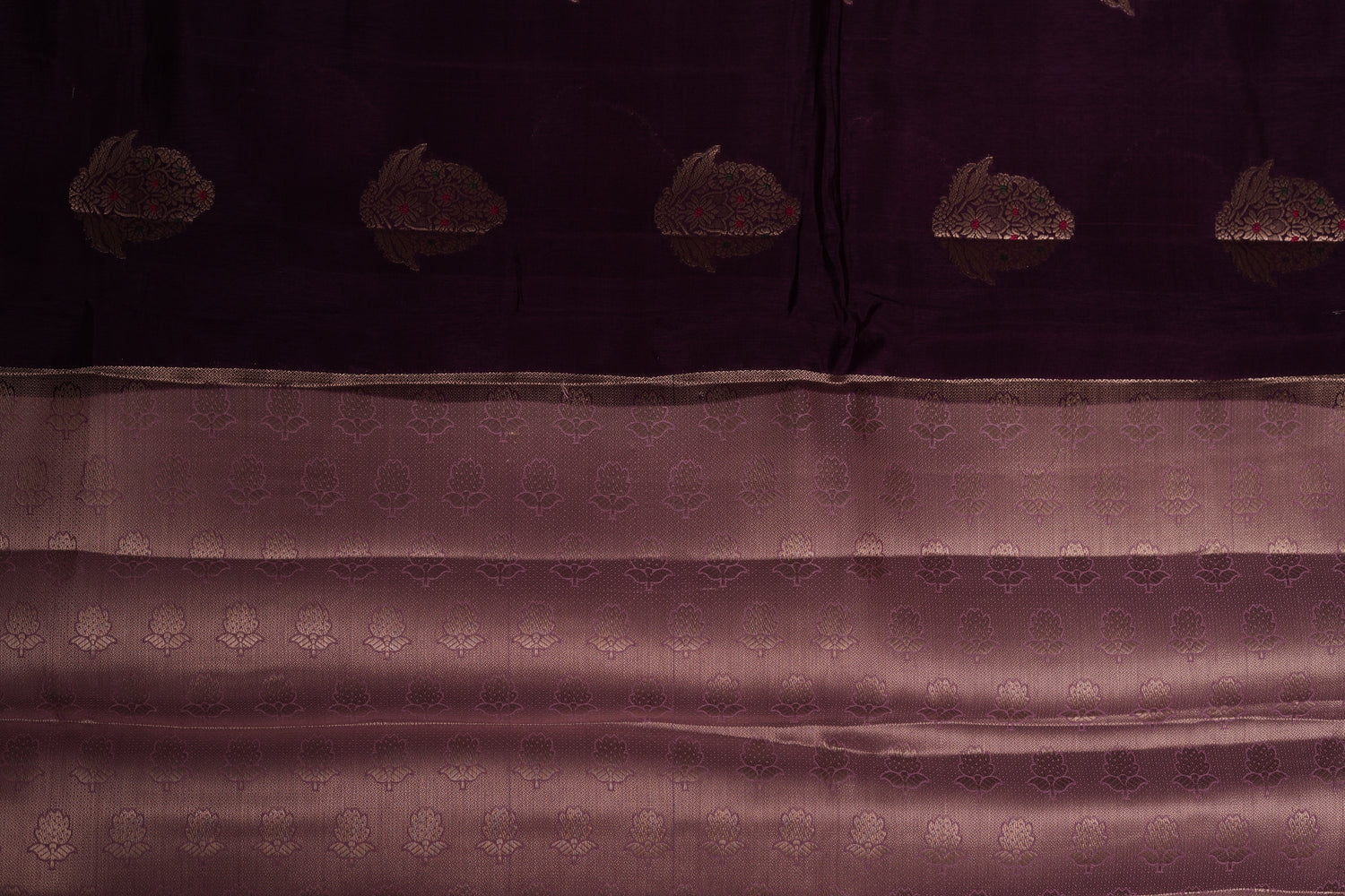 RAW MANGO SAREE- PURPLE