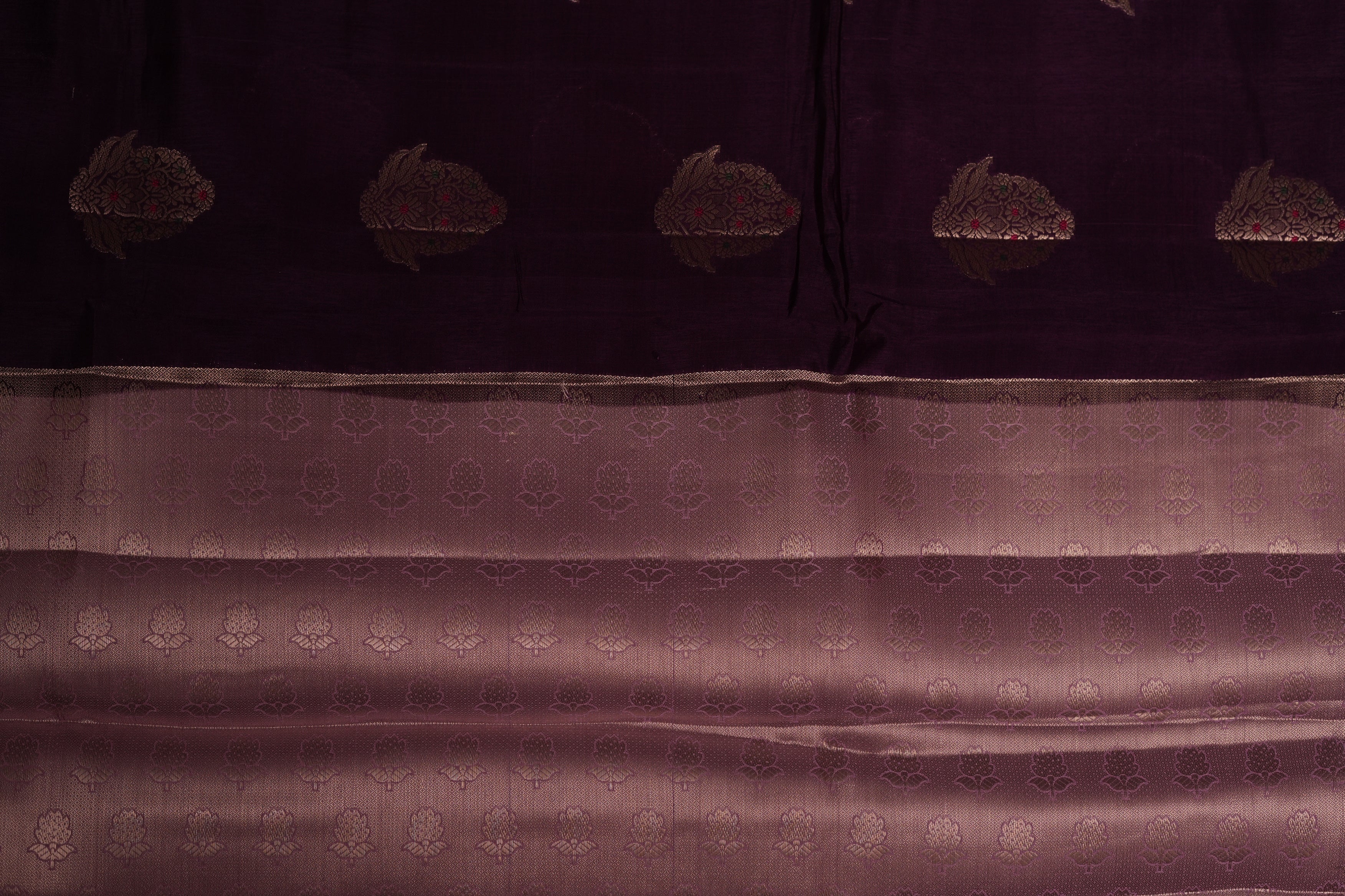RAW MANGO SAREE- PURPLE