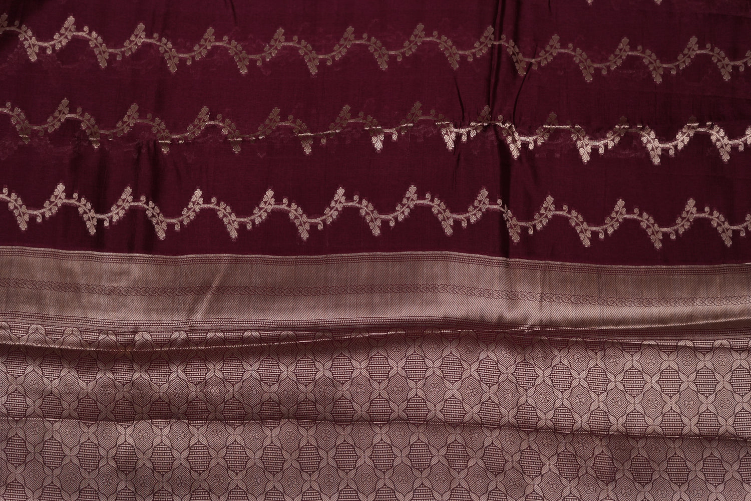 RAW MANGO SAREE- MAROON
