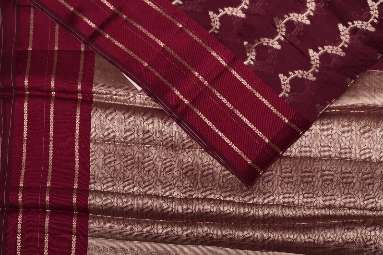 RAW MANGO SAREE- MAROON