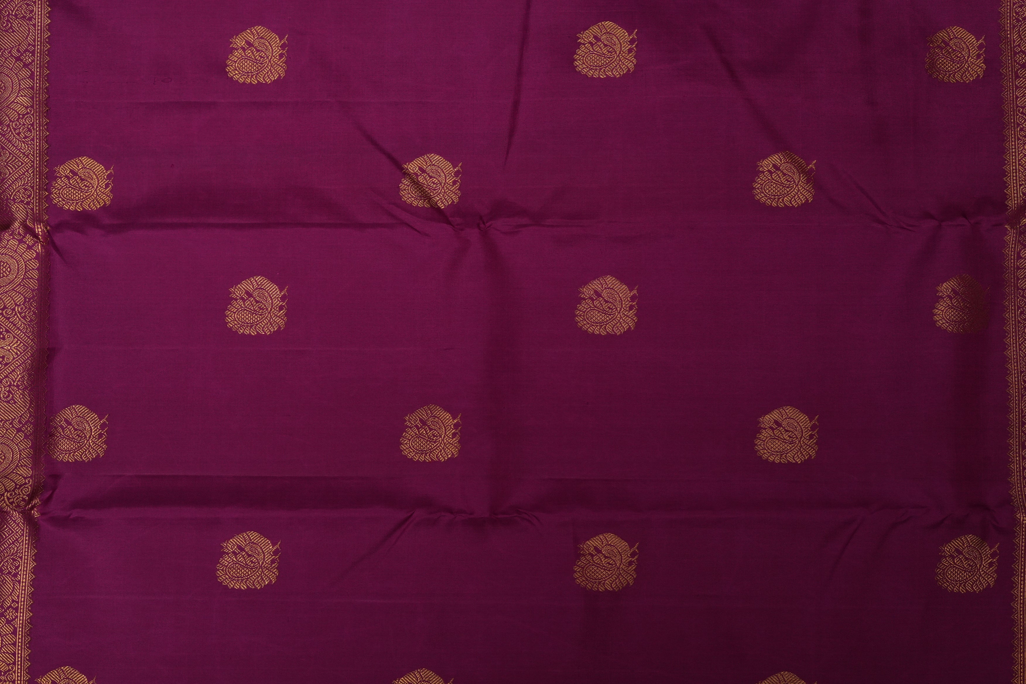 VINTAGE KANJEEVARAM - DARK MAGENTA