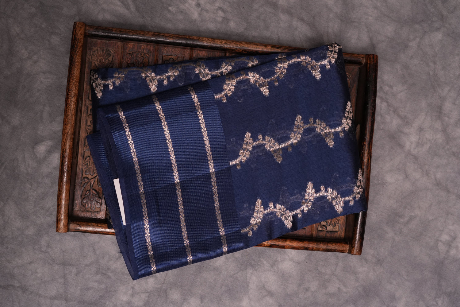 RAW MANGO SAREE- AZURE BLUE