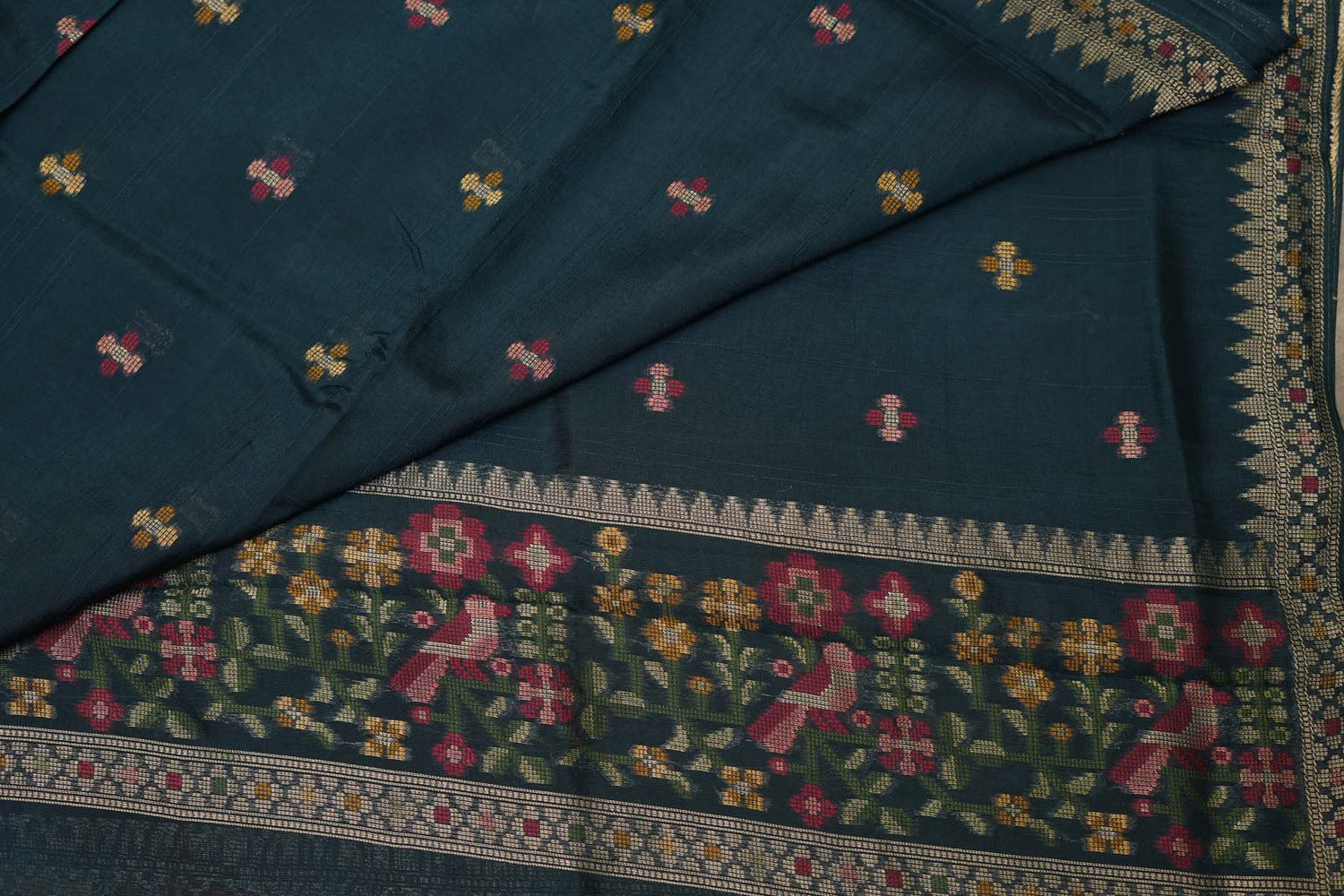 BENARASI GEORGETTE SAREE- AZURE BLUE